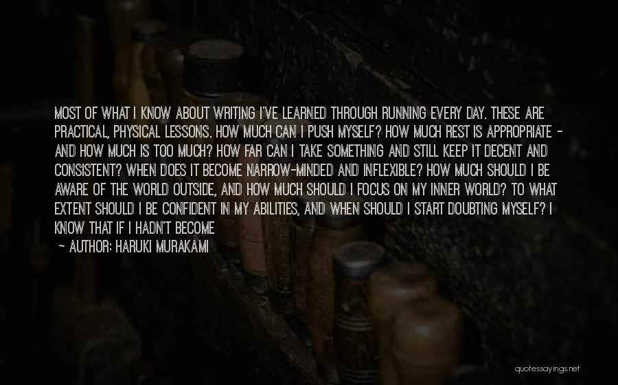 Consistent Hard Work Quotes By Haruki Murakami