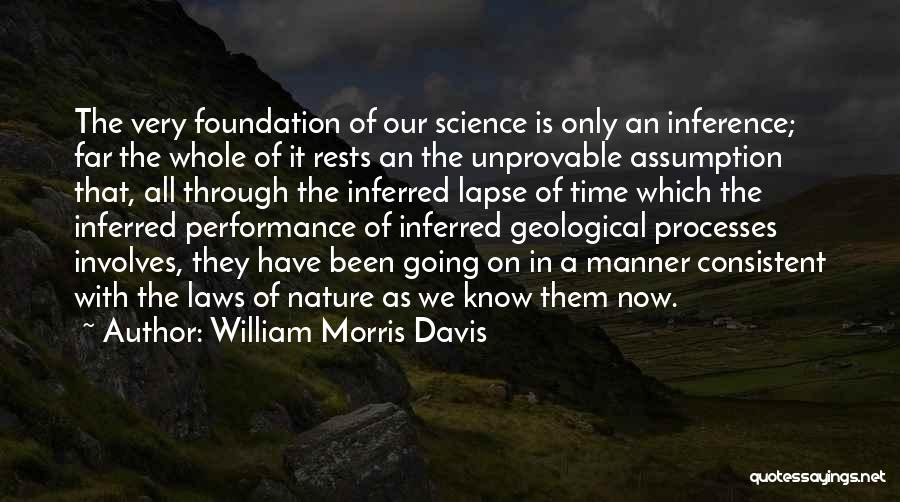 Consistent Performance Quotes By William Morris Davis