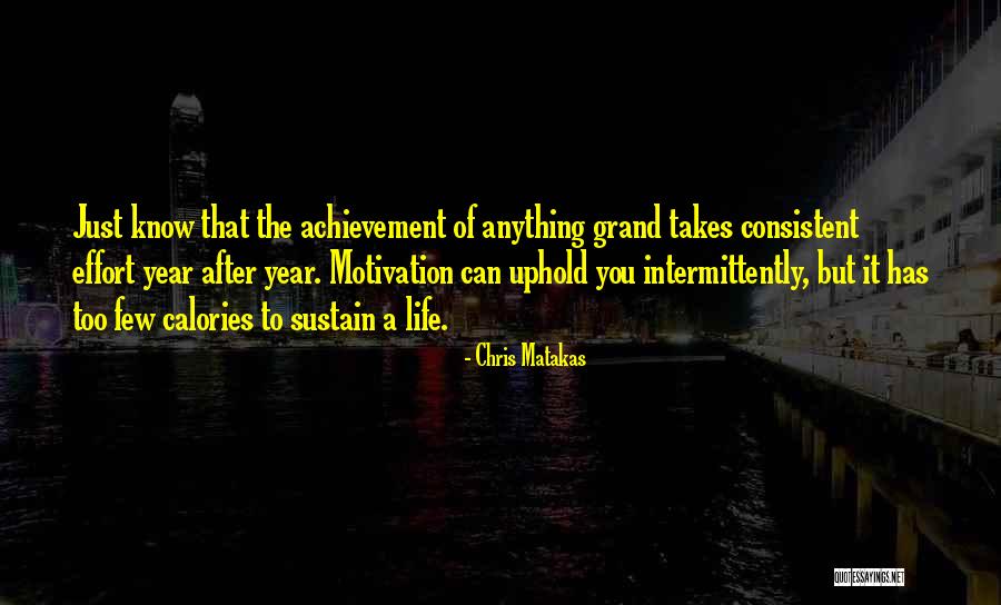 Consistent Success Quotes By Chris Matakas