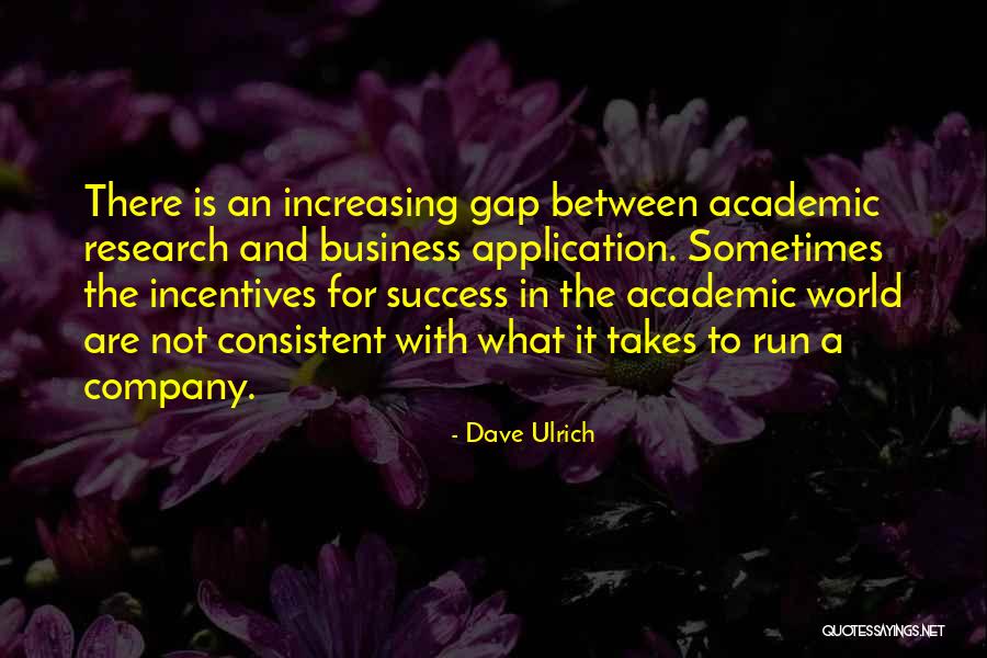 Consistent Success Quotes By Dave Ulrich