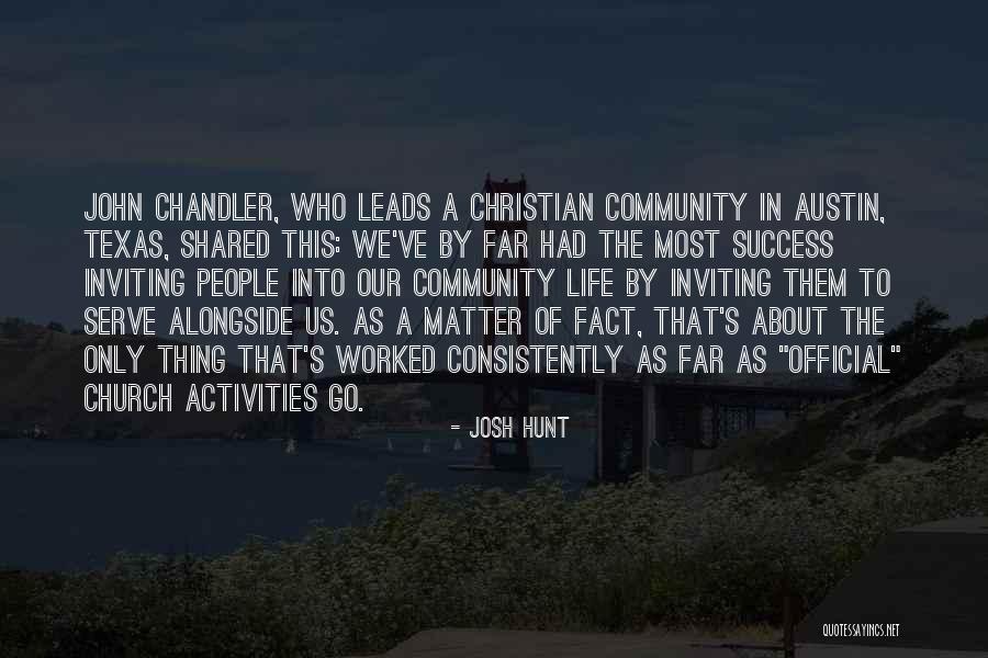 Consistently Life Quotes By Josh Hunt Consistently Life Quotes By Josh Hunt