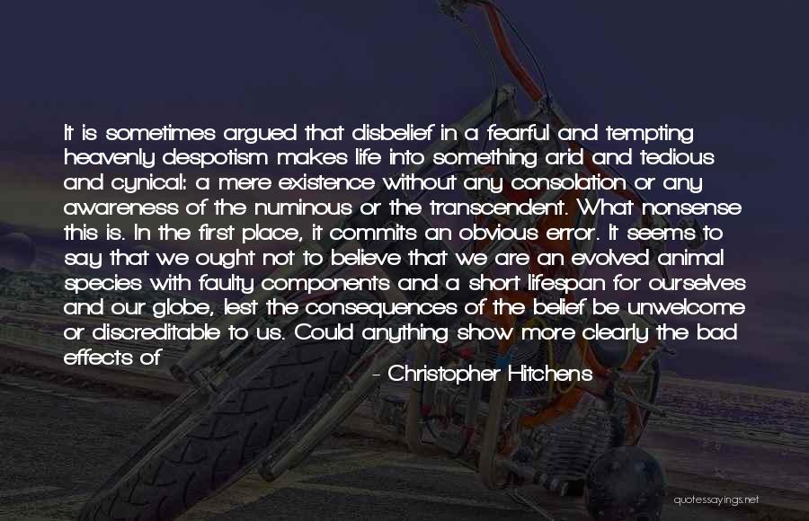 Consolation Quotes By Christopher Hitchens