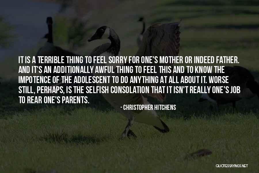 Consolation Quotes By Christopher Hitchens