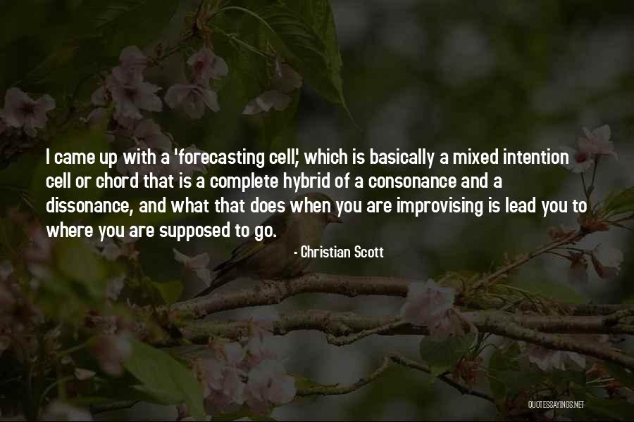 Consonance Quotes By Christian Scott Consonance Quotes By Christian Scott