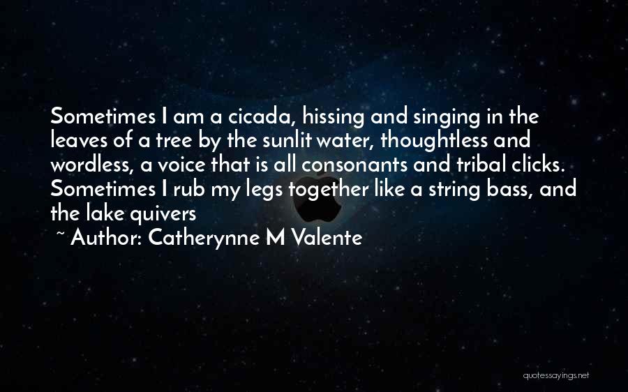 Consonants Quotes By Catherynne M Valente
