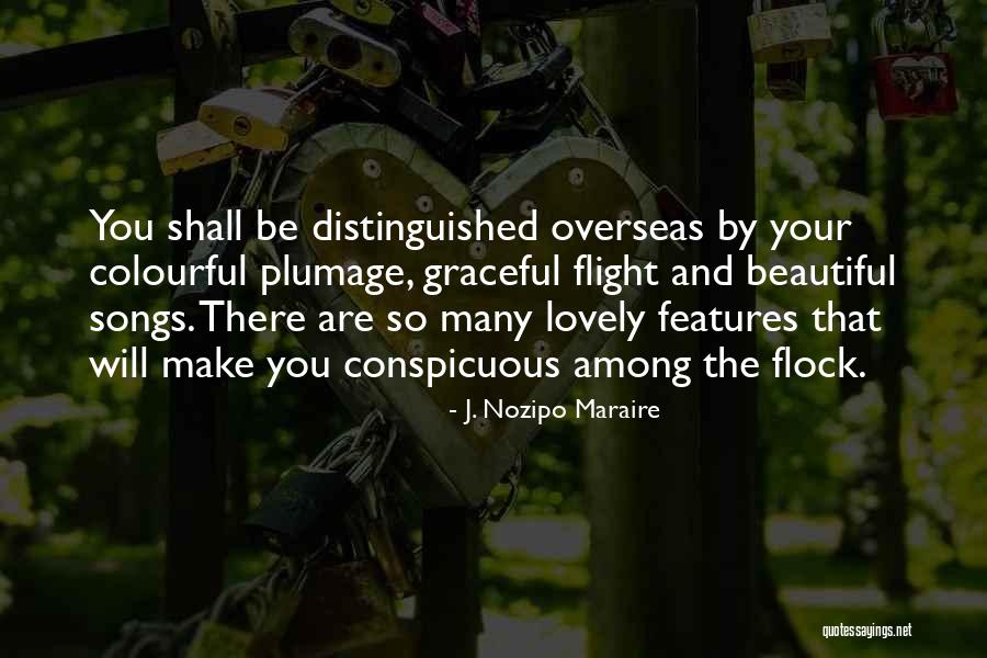 Conspicuous Quotes By J. Nozipo Maraire