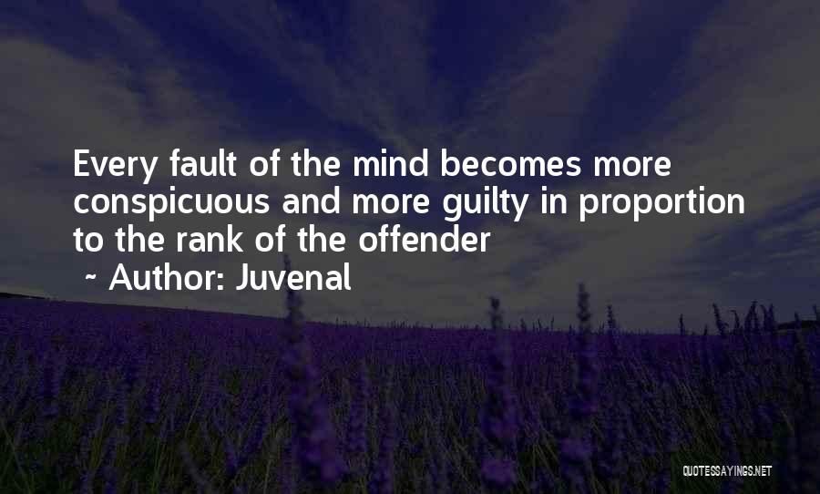 Conspicuous Quotes By Juvenal