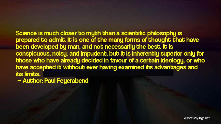 Conspicuous Quotes By Paul Feyerabend