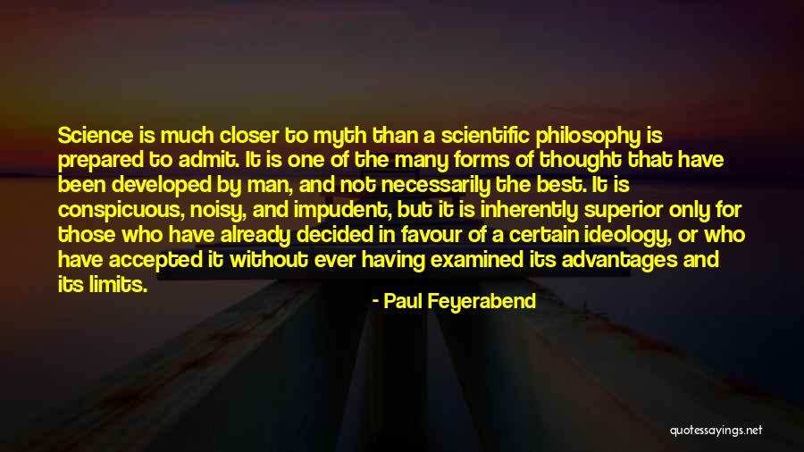 Conspicuous Quotes By Paul Feyerabend Conspicuous Quotes By Paul Feyerabend