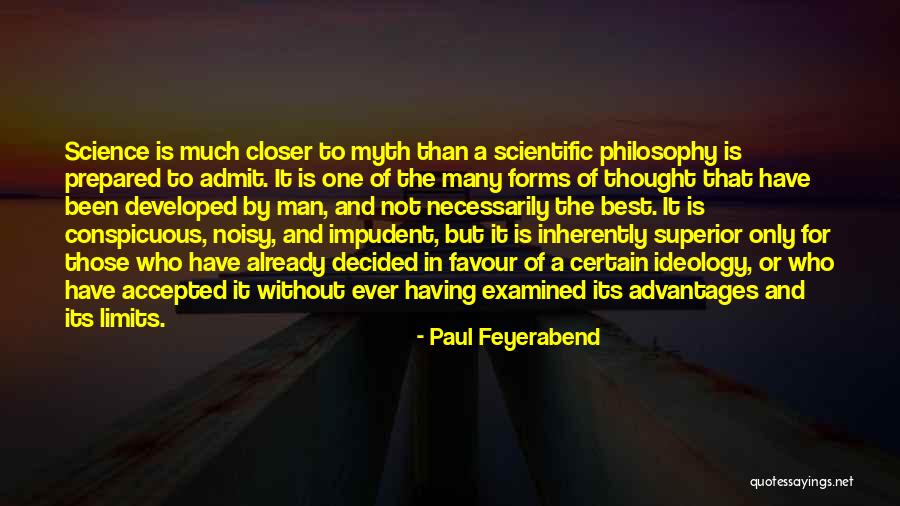 Conspicuous Quotes By Paul Feyerabend