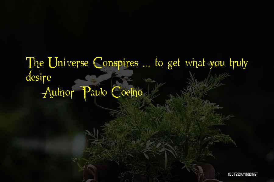 Conspires Quotes By Paulo Coelho