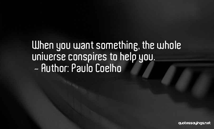 Conspires Quotes By Paulo Coelho