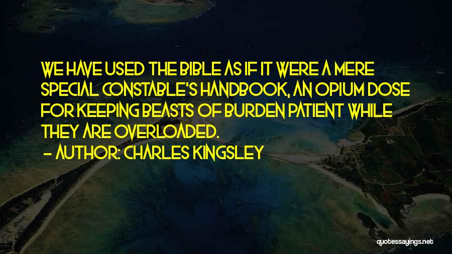 Constable Quotes By Charles Kingsley