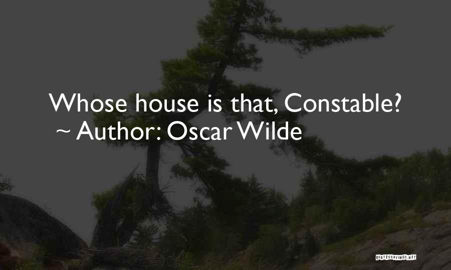 Constable Quotes By Oscar Wilde