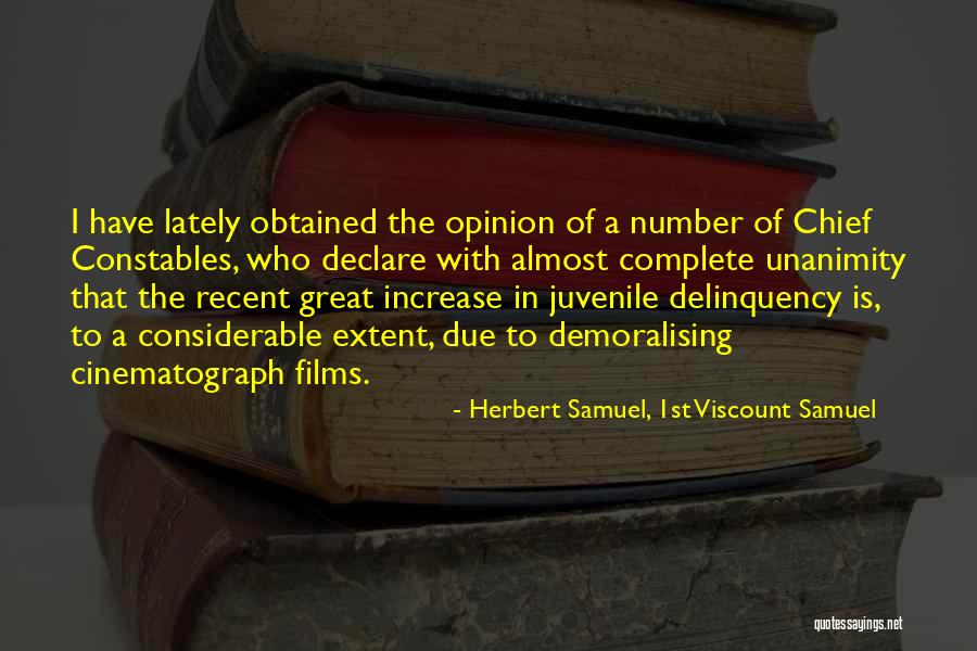 Constables Quotes By Herbert Samuel, 1st Viscount Samuel Constables Quotes By Herbert Samuel, 1st Viscount Samuel