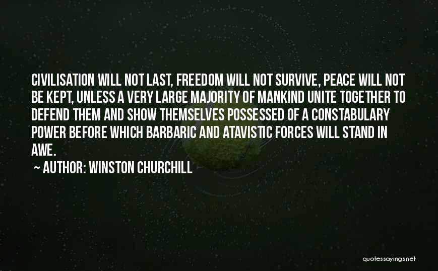 Constabulary Quotes By Winston Churchill