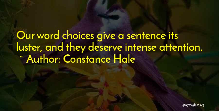 Constance Quotes By Constance Hale