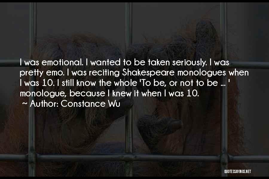 Constance Quotes By Constance Wu