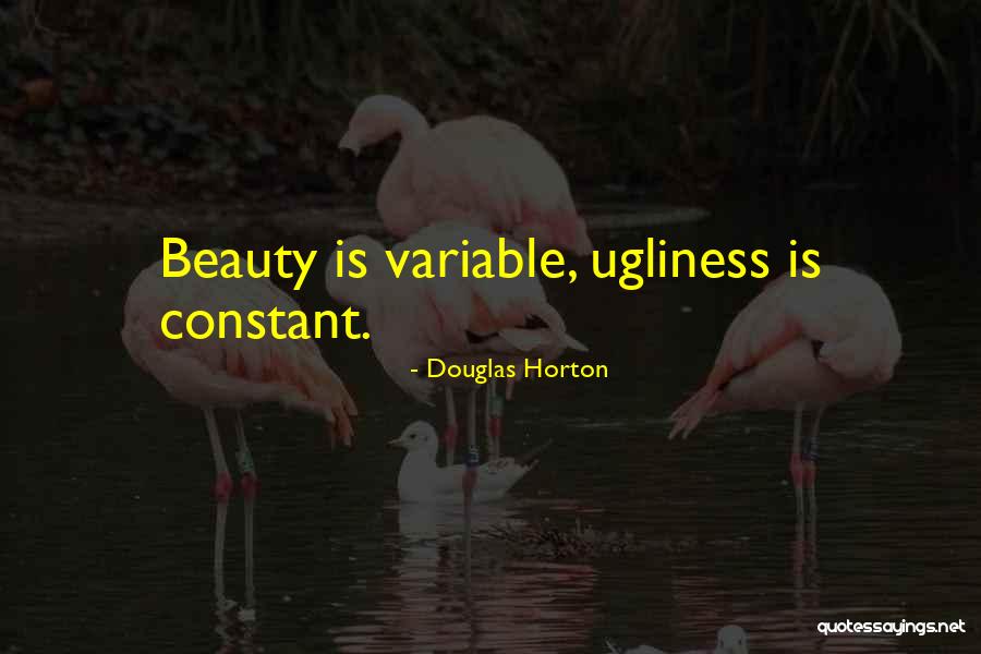 Constant And Variable Quotes By Douglas Horton