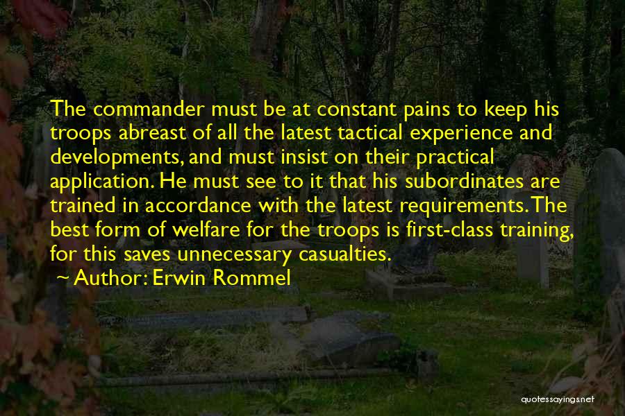 Constant Communication Quotes By Erwin Rommel