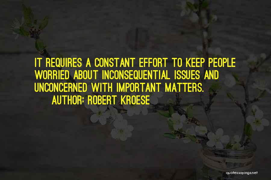 Constant Effort Quotes By Robert Kroese