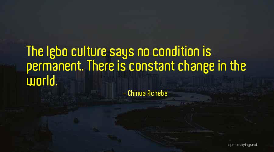 Constant Quotes By Chinua Achebe