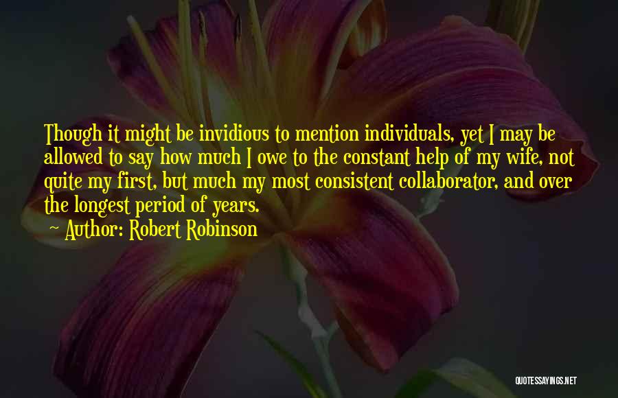 Constant Quotes By Robert Robinson