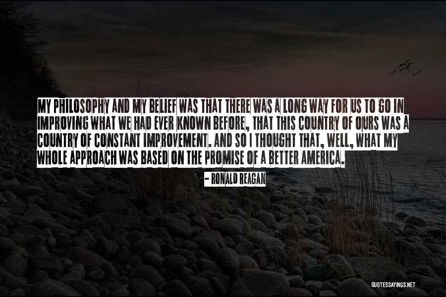 Constant Self Improvement Quotes By Ronald Reagan Constant Self Improvement Quotes By Ronald Reagan