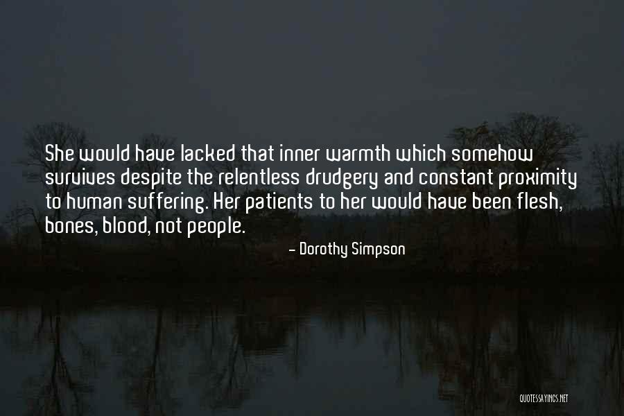 Constant Suffering Quotes By Dorothy Simpson Constant Suffering Quotes By Dorothy Simpson