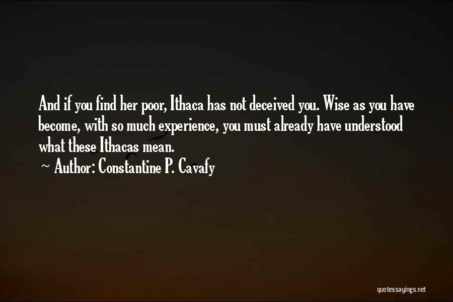 Constantine P. Cavafy Quotes 328953