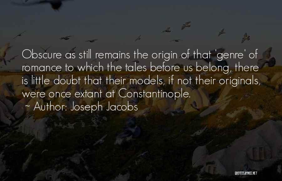 Constantinople Quotes By Joseph Jacobs