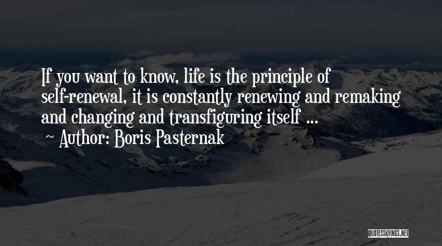Constantly Changing Quotes By Boris Pasternak