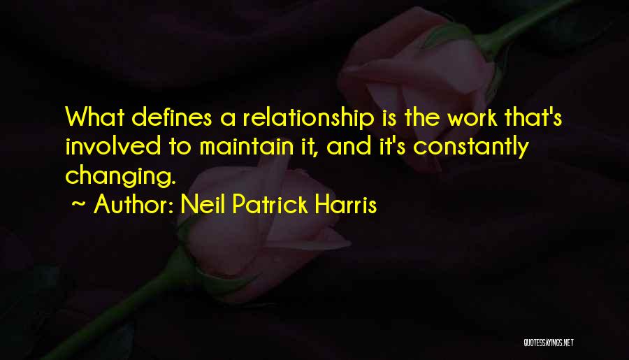 Constantly Changing Quotes By Neil Patrick Harris