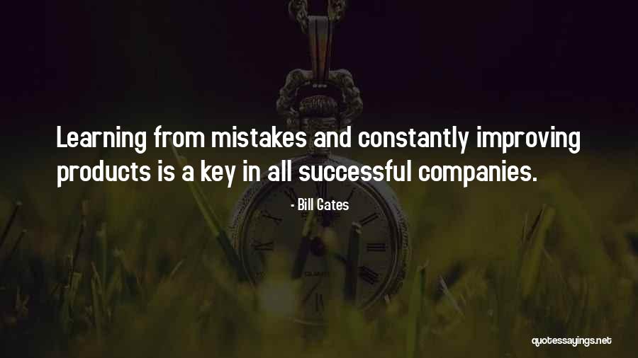 Constantly Improving Quotes By Bill Gates