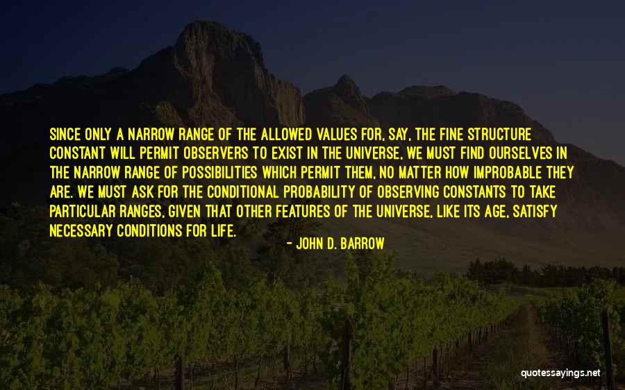 Constants In Science Quotes By John D. Barrow Constants In Science Quotes By John D. Barrow