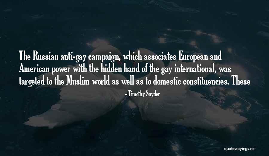 Constituencies Quotes By Timothy Snyder Constituencies Quotes By Timothy Snyder