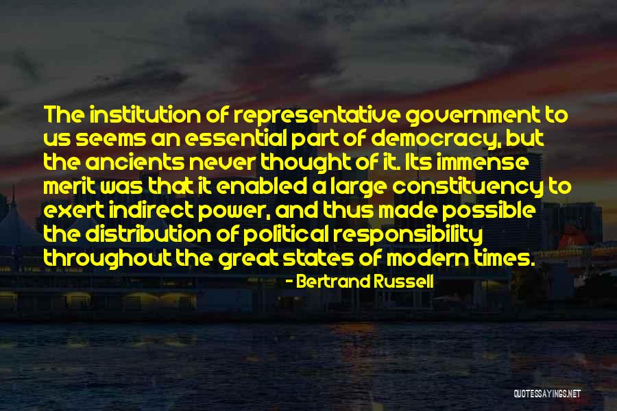 Constituency Government Quotes By Bertrand Russell Constituency Government Quotes By Bertrand Russell