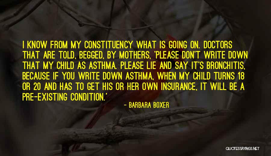 Constituency Quotes By Barbara Boxer Constituency Quotes By Barbara Boxer