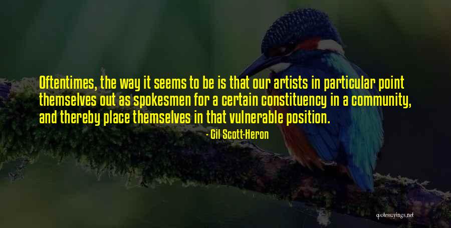 Constituency Quotes By Gil Scott-Heron Constituency Quotes By Gil Scott-Heron