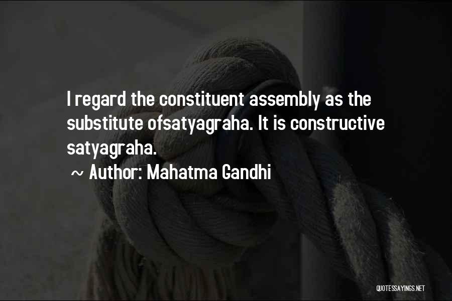 Constituent Assembly Quotes By Mahatma Gandhi