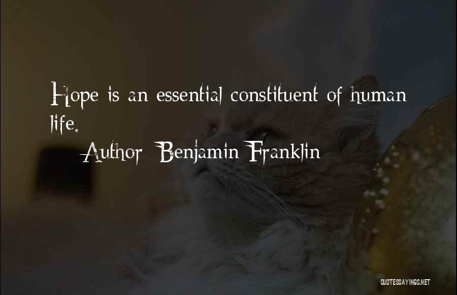 Constituent Quotes By Benjamin Franklin