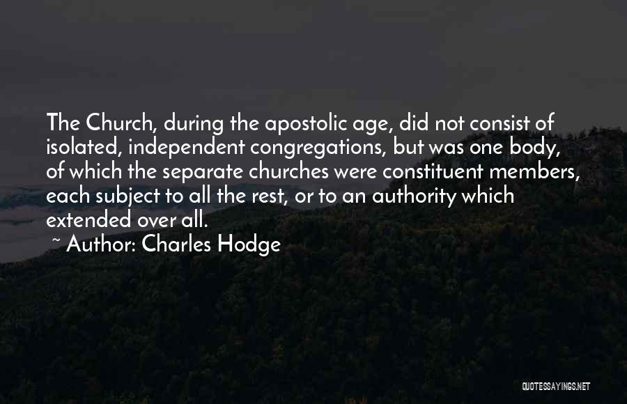 Constituent Quotes By Charles Hodge