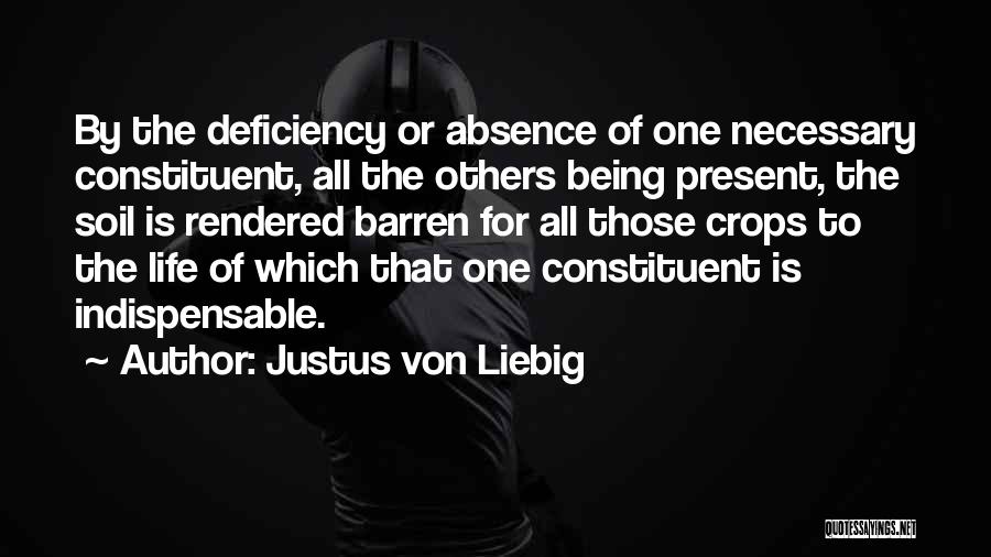 Constituent Quotes By Justus Von Liebig