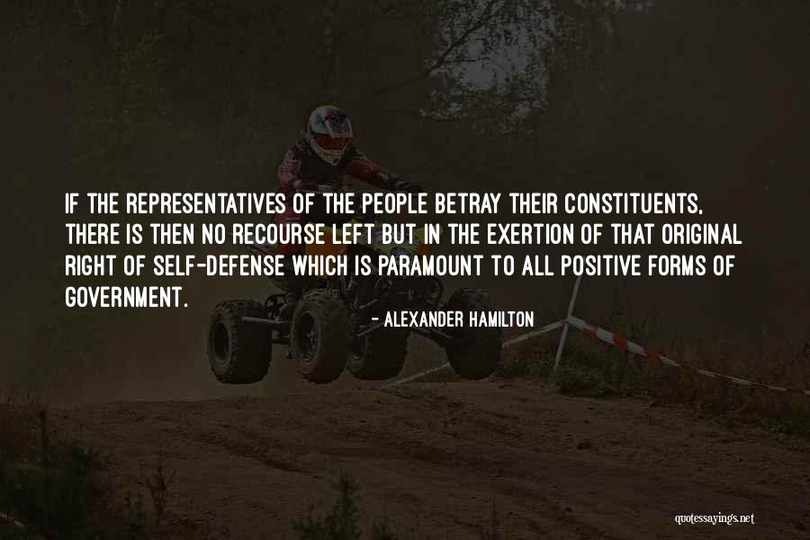 Constituents Government Quotes By Alexander Hamilton