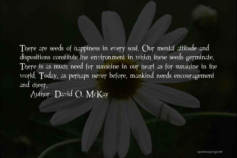 Constitute Quotes By David O. McKay