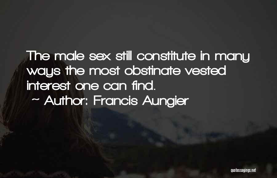 Constitute Quotes By Francis Aungier