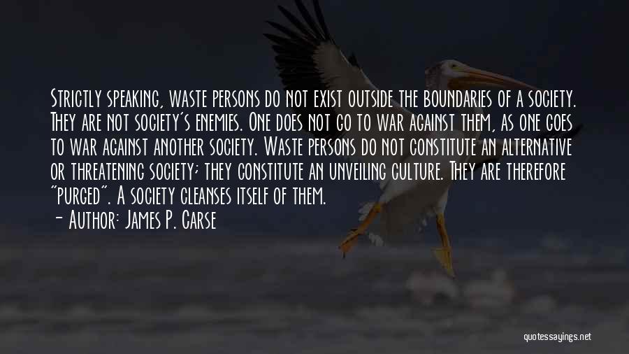Constitute Quotes By James P. Carse