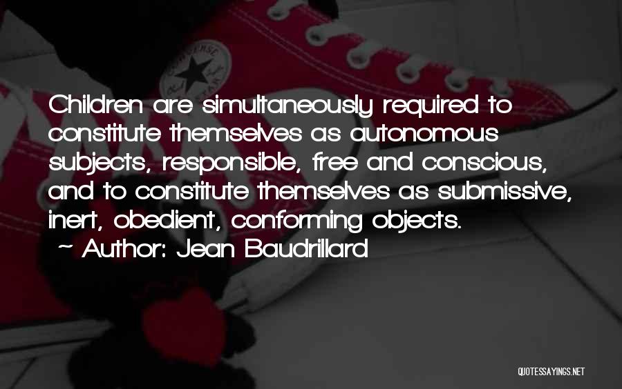 Constitute Quotes By Jean Baudrillard