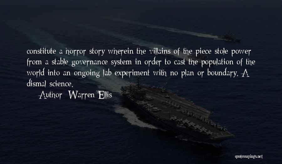 Constitute Quotes By Warren Ellis