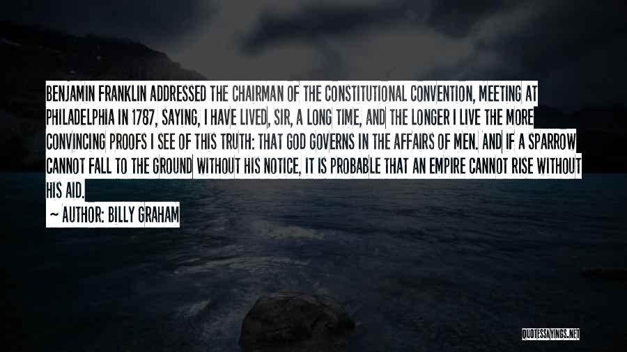 Constitutional Convention Quotes By Billy Graham